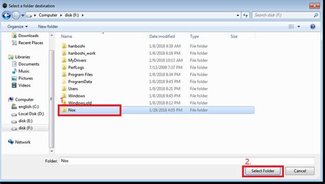 nox emulator file location.